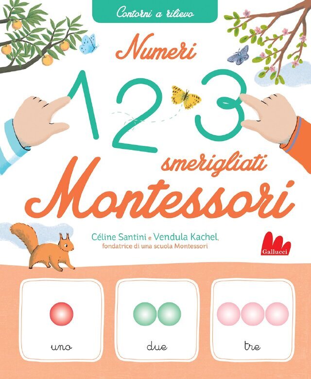 Libri illustrati - Numeri smerigliati Montessori